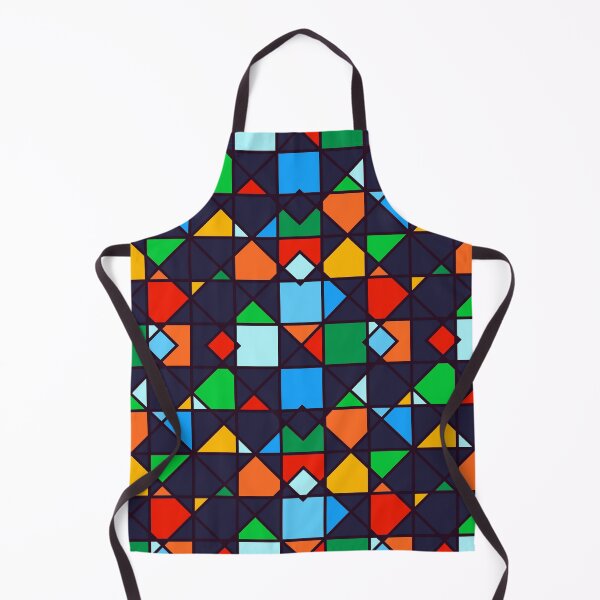 Item preview, Red, Green, Yellow, Blue, Orange Geometric Architectural Pattern designed and sold by DEC02.