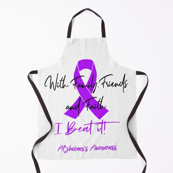 Item preview, Alzheimer's Warrior - With Family, Friends, and Faith - I BEAT IT! designed and sold by Robbsyn.