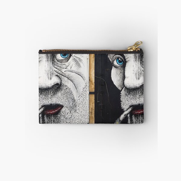 Item preview, White and Black Human Face Drawing designed and sold by DigitalChickHub.