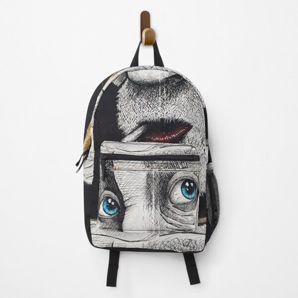 Item preview, White and Black Human Face Drawing designed and sold by DigitalChickHub.