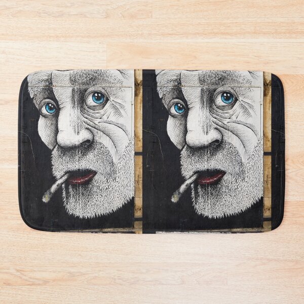 Item preview, White and Black Human Face Drawing designed and sold by DigitalChickHub.
