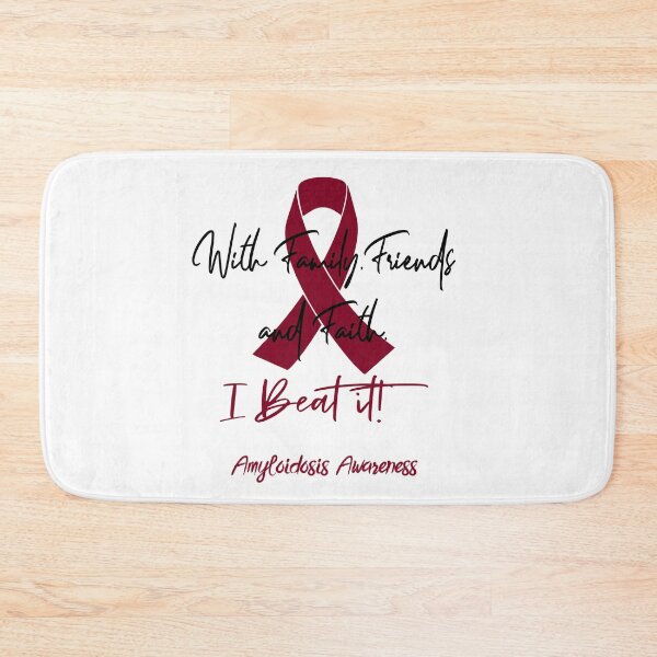 Item preview, Amyloidosis Warrior - With Family, Friends, and Faith - I BEAT IT! designed and sold by Robbsyn.