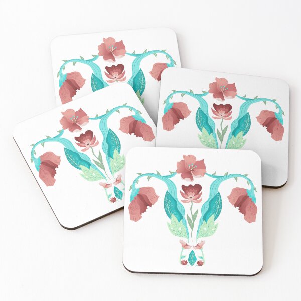 Item preview, Floral Uterus designed and sold by SaraGoldArt.