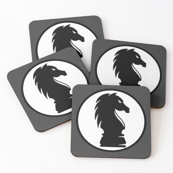 Item preview, Chess Black/White Knight Graphic  designed and sold by MojaveTradePost.