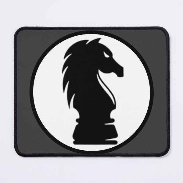 Item preview, Chess Black/White Knight Graphic  designed and sold by MojaveTradePost.