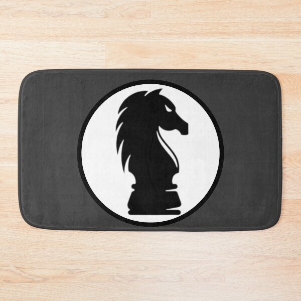 Item preview, Chess Black/White Knight Graphic  designed and sold by MojaveTradePost.
