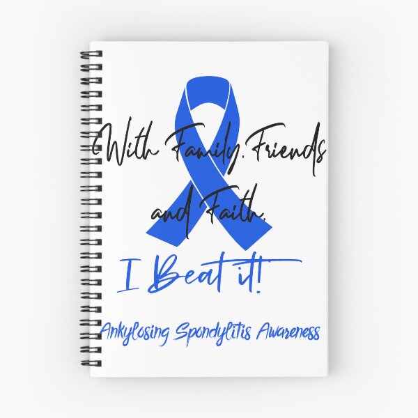 Item preview, Ankylosing Spondylitis Warrior - With Family, Friends, and Faith - I BEAT IT! designed and sold by Robbsyn.