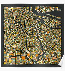 AMSTERDAM MAP Poster