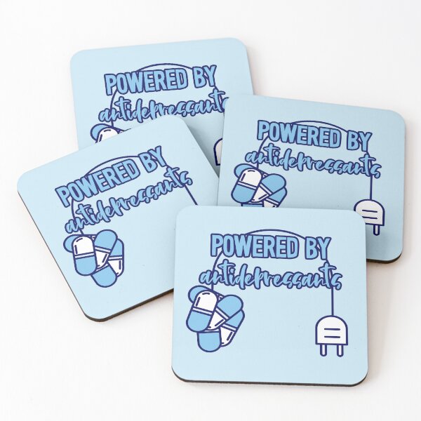 Item preview, Powered By Antidepressants mental health empowerment designed and sold by incurablehippie.