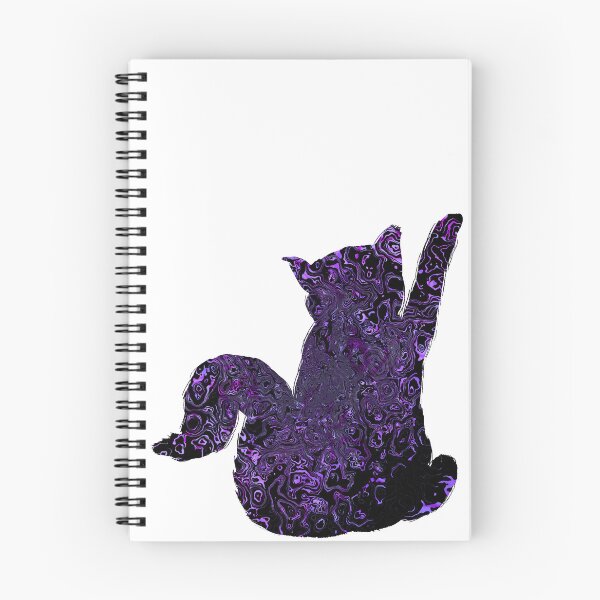 Item preview, purple cat designed and sold by thewritestuf.