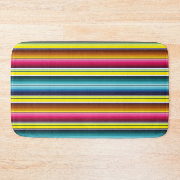 Item preview, Yellow Serape Mexican serape blanket vibrant zerape jorongo stripes zarape saltillo pattern designed and sold by T-Mex.