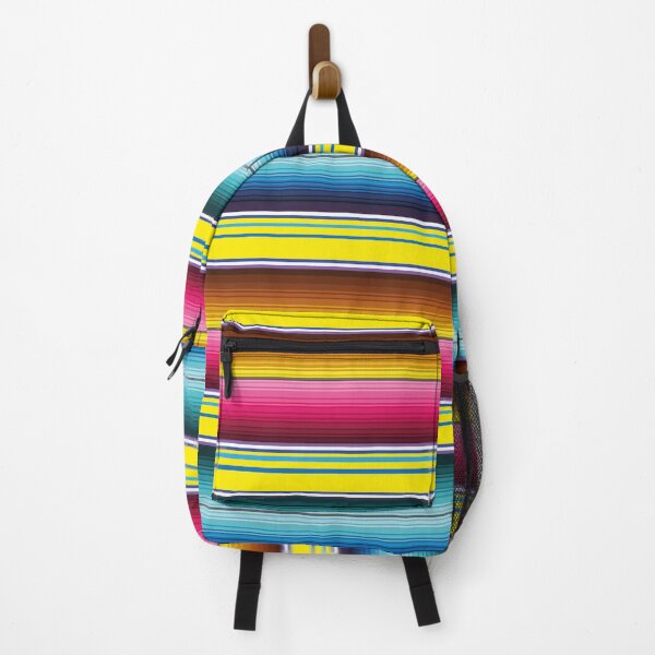 Item preview, Yellow Serape Mexican serape blanket vibrant zerape jorongo stripes zarape saltillo pattern designed and sold by T-Mex.