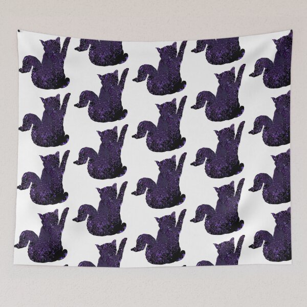 Item preview, purple cat designed and sold by thewritestuf.
