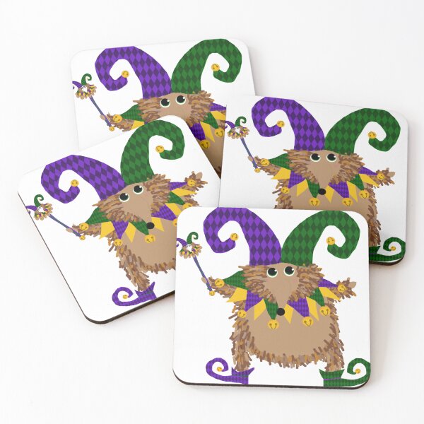 Item preview, Jasper the hedgehog jester designed and sold by SisterRedcap.