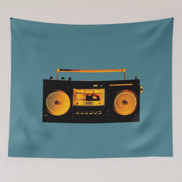 Item preview, Vintage Radio Tape Recorder designed and sold by badlydrawnbabe.