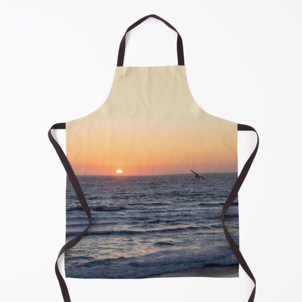 Item preview, Nautical sunset at the Beach with a Seagull designed and sold by SafariByMarisa.