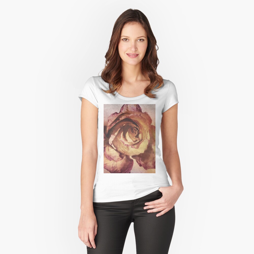 Item preview, Fitted Scoop T-Shirt designed and sold by OneDayArt.