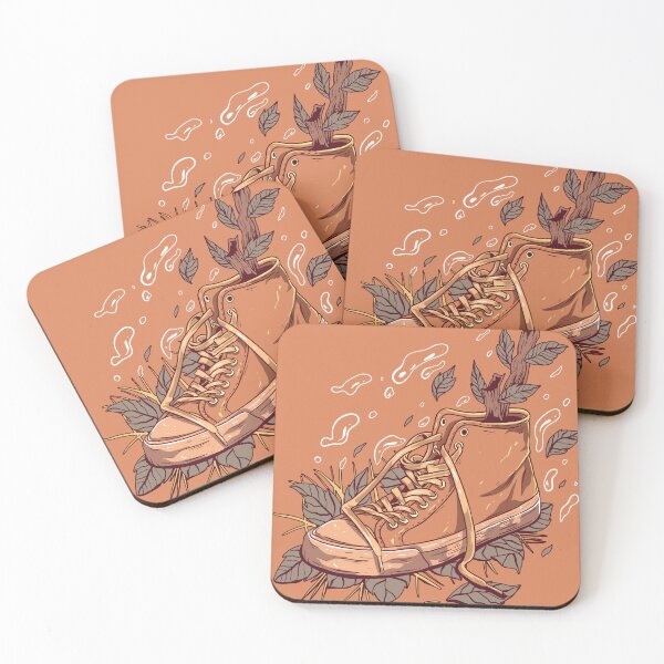 Item preview, A Brown Shoe with Some Leaves designed and sold by unygara.