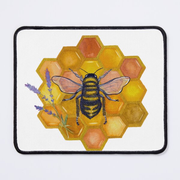 Item preview, Bee and honeycomb designed and sold by visualdreamsart.