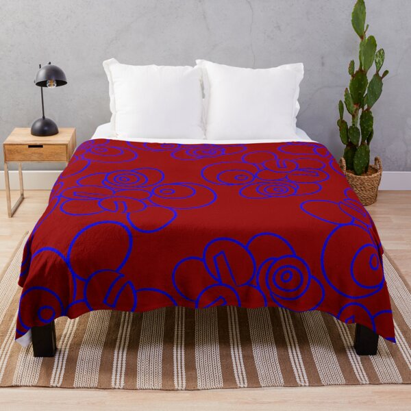 Item preview, Red Violet Amoeba, Abstract Pattern designed and sold by Karen Eutemey.