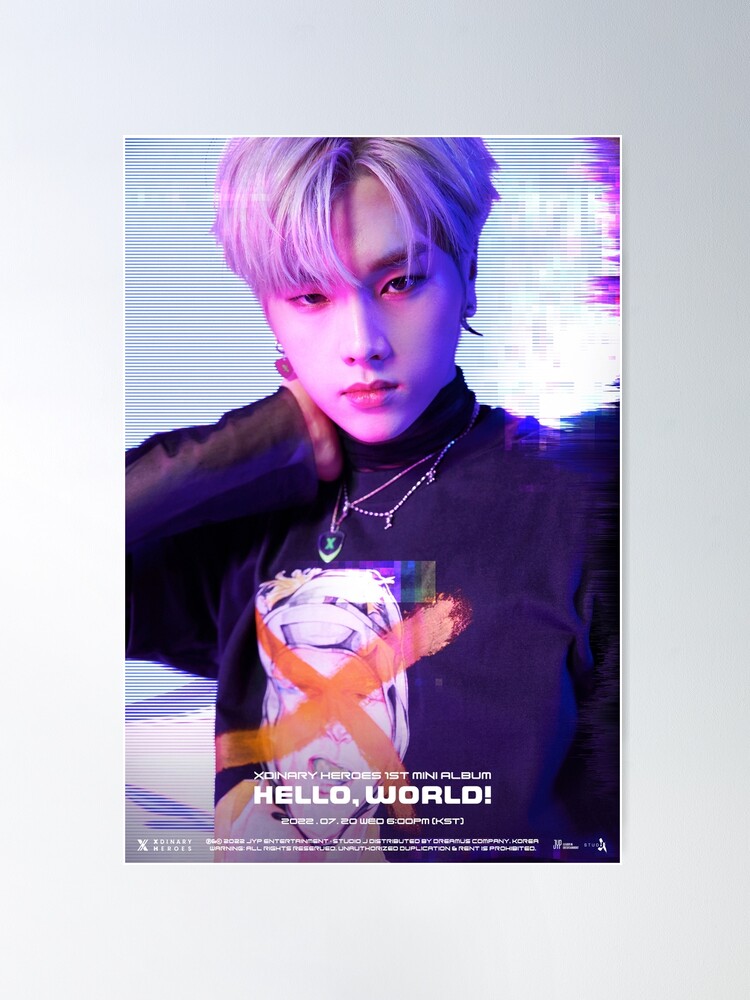 Xdinary Heroes HELLO,WORLD！ラキドロ　ジョンス Xdinary Heroes ジョンス、1stミニアルバム「Hello,world