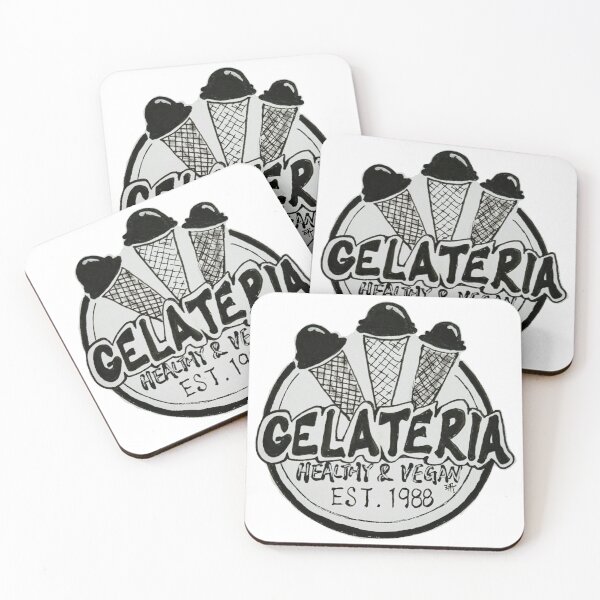 Item preview, Ice cream Gelateria - Vintage retro stamp logo  designed and sold by YKSBYOFS YKSBYOFS.