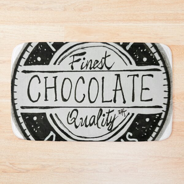 Item preview, Chocolate Premium Quality - Vintage Retro logo Stamp nostalgic designed and sold by YKSBYOFS YKSBYOFS.