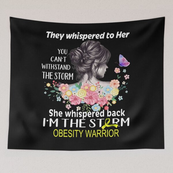 Item preview, Obesity Warrior I'm The Storm Obesity Awareness designed and sold by Hatjar.