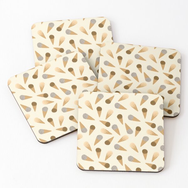Item preview, Icecream Cone Repeating Pattern designed and sold by Booneb.