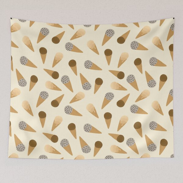 Item preview, Icecream Cone Repeating Pattern designed and sold by Booneb.