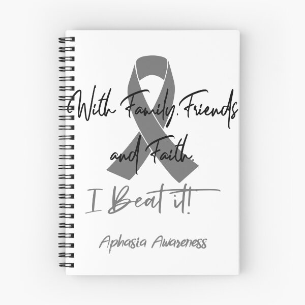 Item preview, Aphasia Warrior - With Family, Friends, and Faith - I BEAT IT! designed and sold by Robbsyn.
