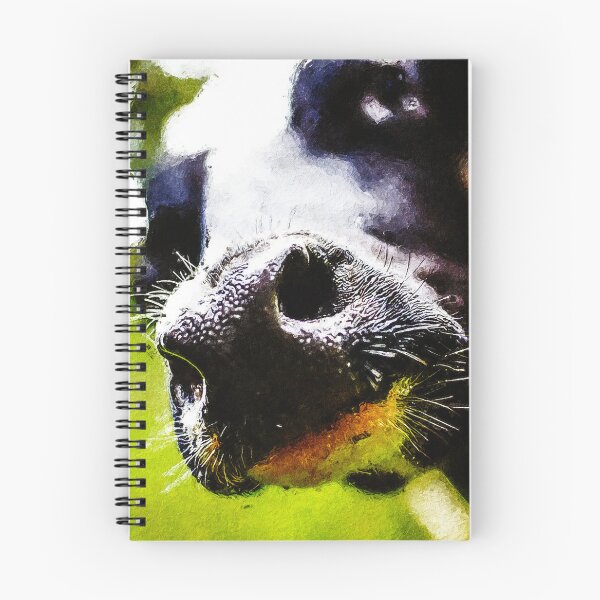 Item preview, Cute Holstein Friesian Cattle nose portrait, Oil Painting Holstein Dairy Cow, Holstein Dairy Cow Oil Pastel Painting, Holstein Friesian Cattle Drawing designed and sold by Trendymotion.