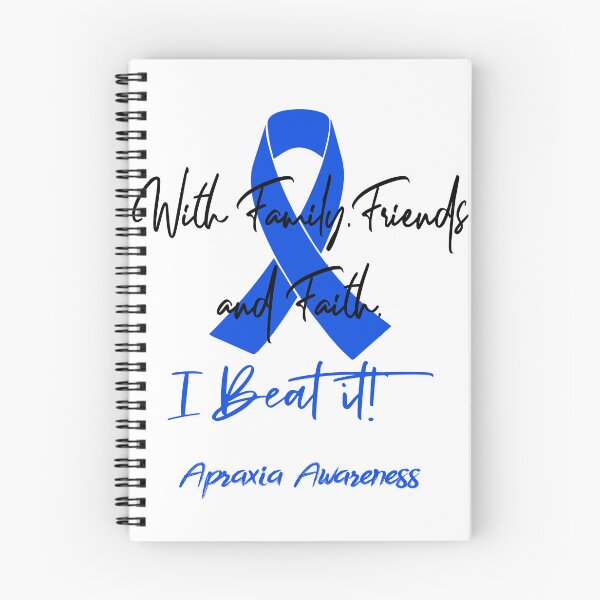 Item preview, Apraxia Warrior - With Family, Friends, and Faith - I BEAT IT! designed and sold by Robbsyn.