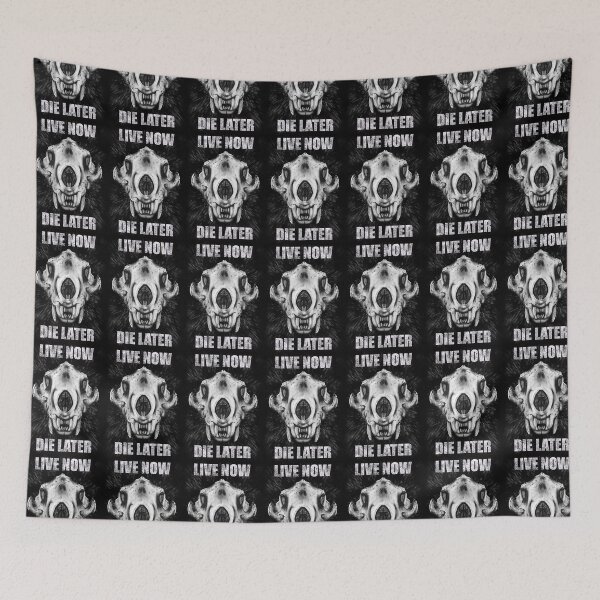 Item preview, Ferret Skull - Live now Die Later designed and sold by Fennic.