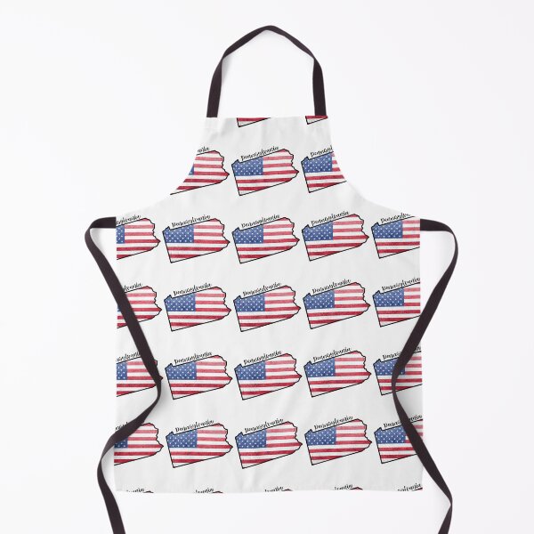 Item preview, Pennsylvania State Outline with Patriotic USA American Flag designed and sold by Gsallicat.