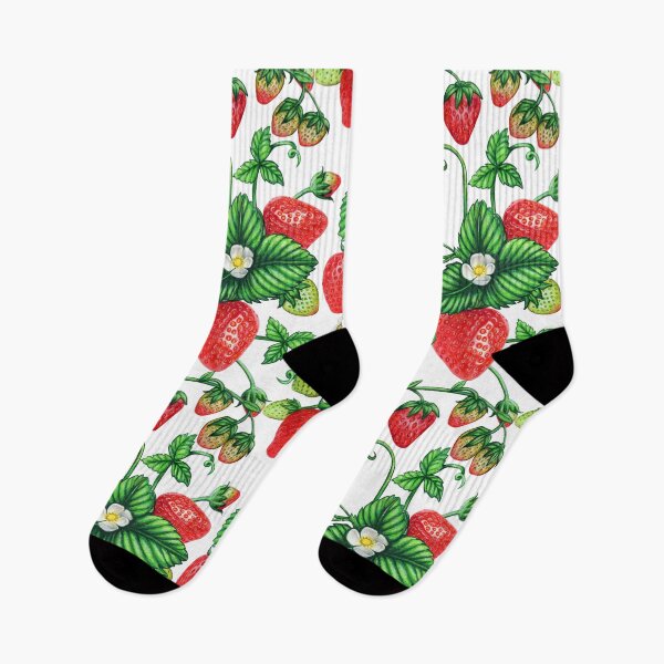 Item preview, Strawberry Fruit with Flowers and Leaves  designed and sold by silviaol.
