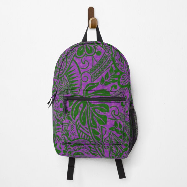 Item preview, Hawaiian - Samoan - Polynesian Tribal Purple Jungle designed and sold by sunnthreads.