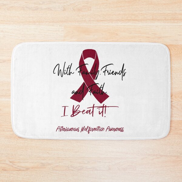 Item preview, Arteriovenous Malformation Warrior - With Family, Friends, and Faith - I BEAT IT! designed and sold by Robbsyn.