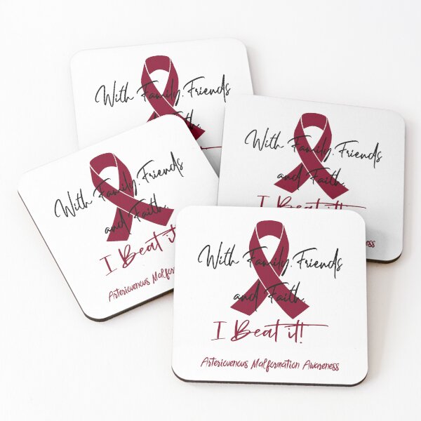 Item preview, Arteriovenous Malformation Warrior - With Family, Friends, and Faith - I BEAT IT! designed and sold by Robbsyn.