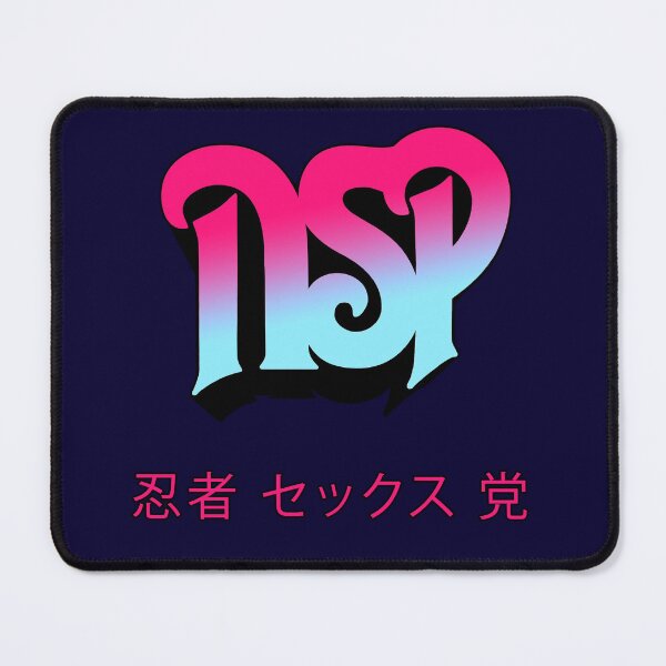 Item preview, NSP Rush - Japanese Lettering ~ Light Pink-Blue designed and sold by MeMinch.