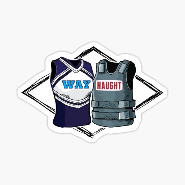 Wayhaught Vests - Blue and Grey Sticker