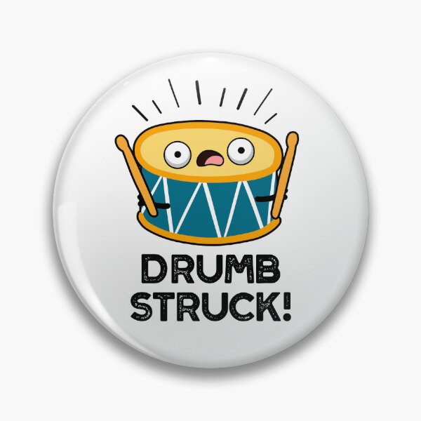Item preview, Drumb Struck Funny Drummer Drum Puns  designed and sold by punnybone.