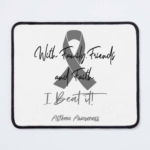 Item preview, Asthma Warrior - With Family, Friends, and Faith - I BEAT IT! designed and sold by Robbsyn.