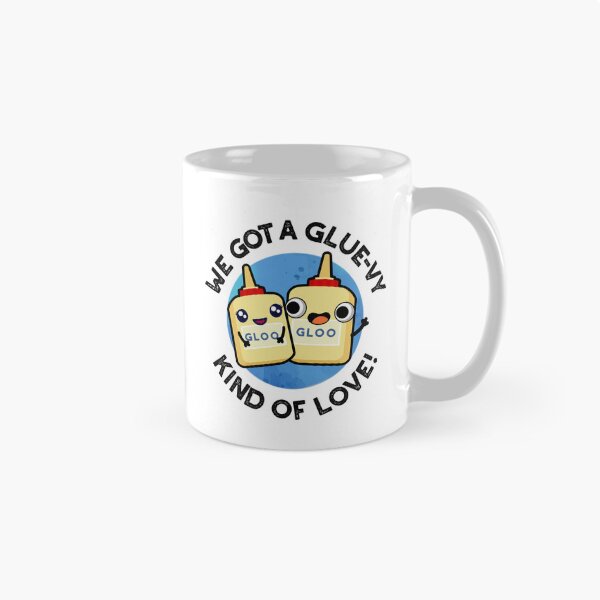 Item preview, We Got A Glue-vy Kind Of Love Funny Glue Puns  designed and sold by punnybone.