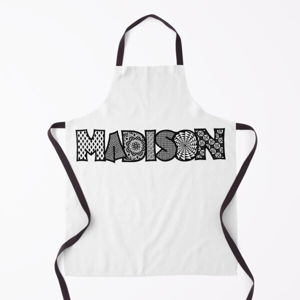 Item preview, Madison black and white name doodle designed and sold by heatherbenner.