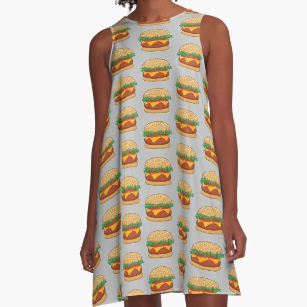 GIANT NOTHINGBURGER A-Line Dress
