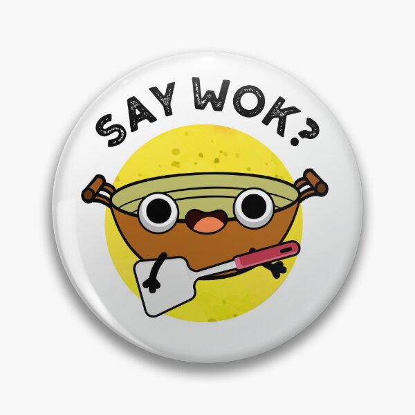 Item preview, Say Wok Funny Chinese Wok Puns  designed and sold by punnybone.