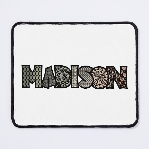 Item preview, Madison grey to tan name doodle designed and sold by heatherbenner.