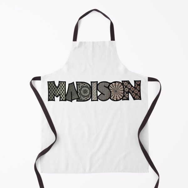 Item preview, Madison grey to tan name doodle designed and sold by heatherbenner.
