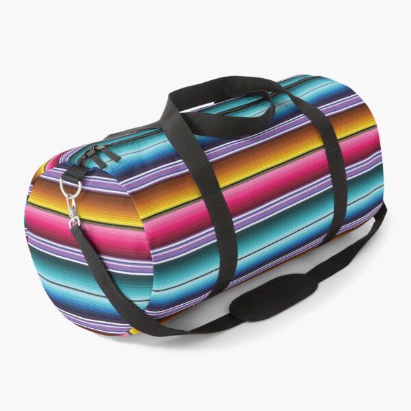 Item preview, Turquoise Serape Mexican serape blanket vibrant zerape saltillo jorongo stripes zarape designed and sold by T-Mex.